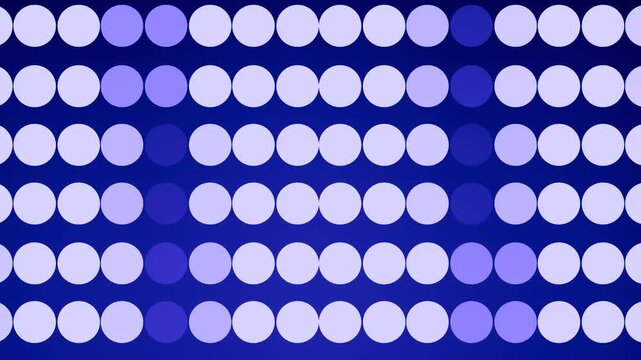 Complete Honeycomb of Light Beads Across a Royal Blue Canvas