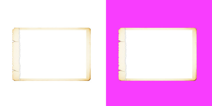 Torn open envelope with blank space inside flat design transparent png
