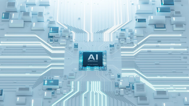 AI Chip at the Core of an Advanced Electronic System