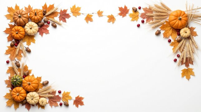 Thanksgiving Autum leaves background