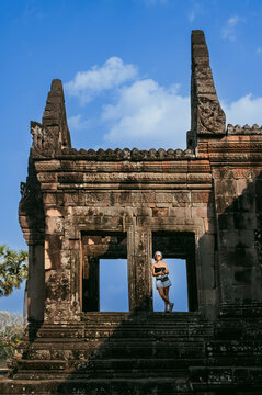 Wat Phu Champasak temple ruins in Laos