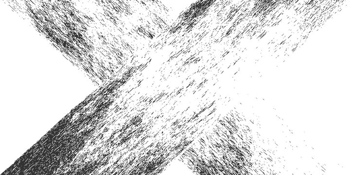 Abstract large black grunge crossing thick diagonal lines texture bold geometric vector illustration background.