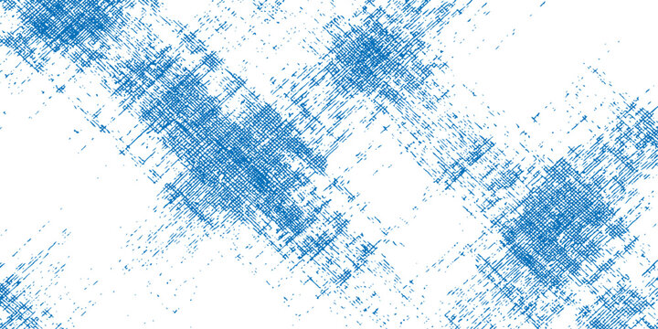 Abstract light blue grunge crossing diagonal lines texture geometric pattern retro vector illustration background.