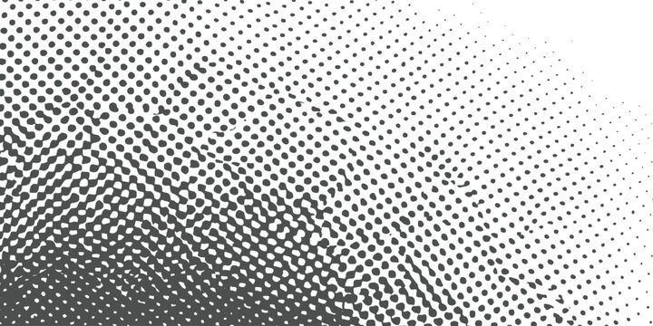 Abstract halftone dotted gradient pattern with vintage retro comic style vector illustration.