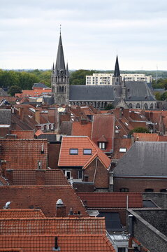 Blick &uuml;ber Tournai in Belgien
