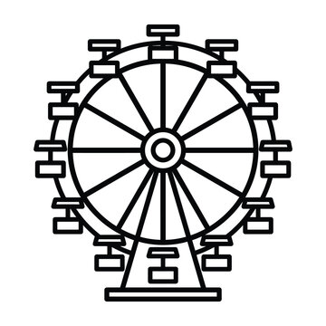 Ferris wheel amusement park ride funfair