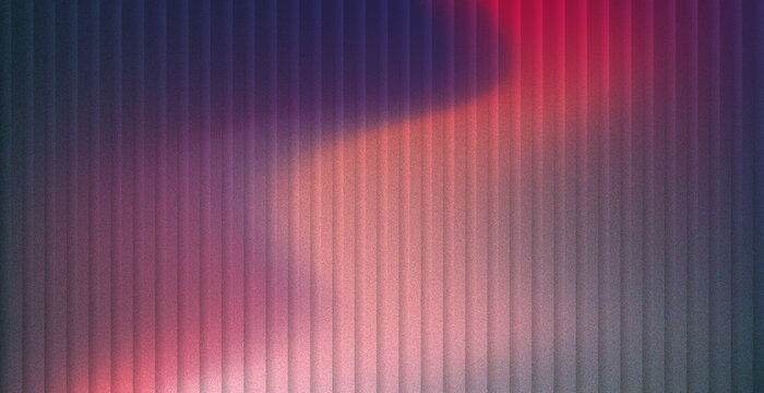 Pink red light streak across a blue violet striped background