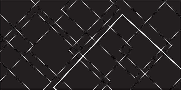 Abstract Geometric Design A sophisticated monochrome abstract composition featuring overlapping diamond shapes and intersecting lines.
