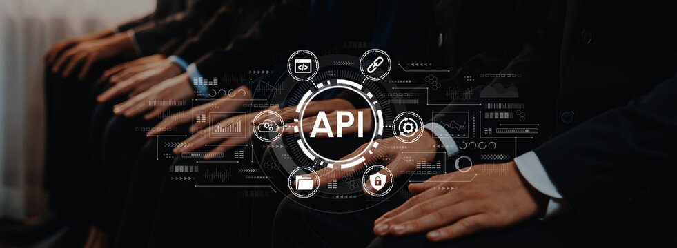 Professionals at Conference with Focus on API Technologies and Digital Integration Concepts in a Collaborative Environment. Entropy.