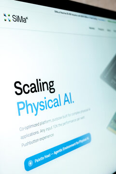 Sima.Ai scaling physical ai applications concept