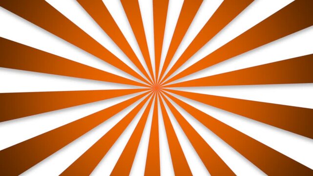 A loop animation sunburst pattern background with motion blur