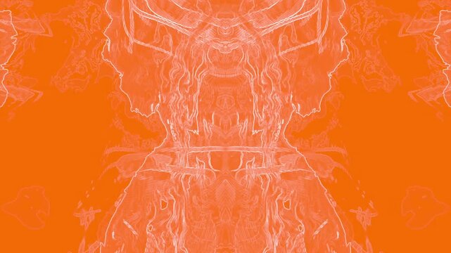 Abstract symmetrical gothic motion background