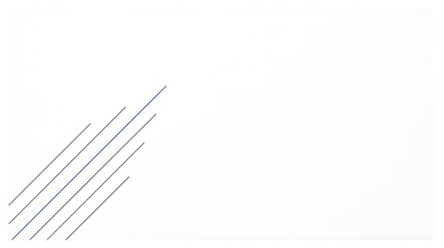 Diagonal lines abstract graphic on a white background simple linear design