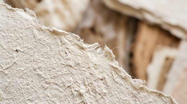 Paper Pulp Fiber Texture Natural Recycled Material Background