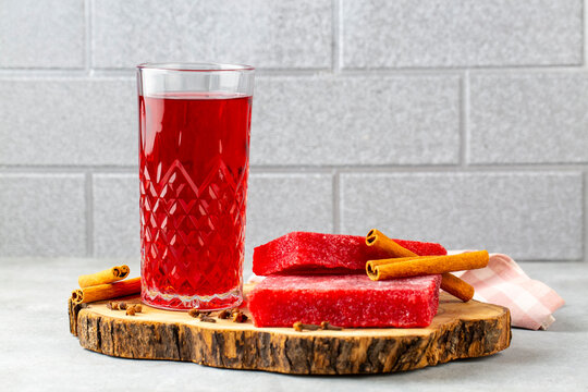 Kizilcik or Kizamik Sekeri - Red Sugar used for Lohusa Sherbet.