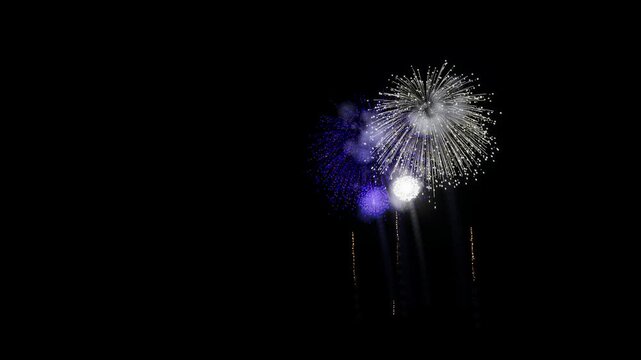 Heard Island and McDonald Islands Fireworks Left Copy Space