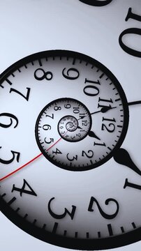 Infinite Time Spiral Clock Loop Concept
