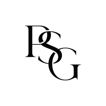 PSG Monogram Logo Design for Modern Business