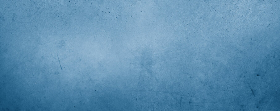 Blue textured concrete wall background