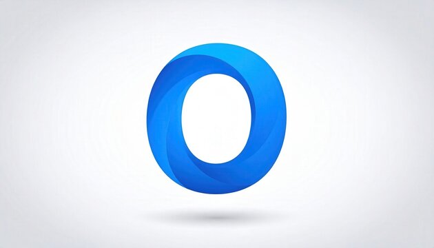 Blue Letter F Logo Mark for Branding and Logotype Design