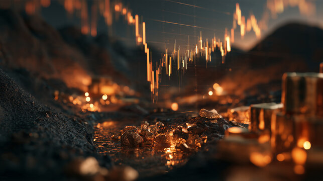 Mining Sector Selloff Concept