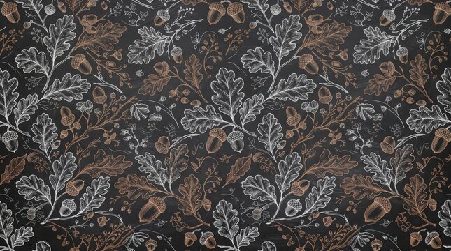 Thanksgiving pattern on a dark textured background with thanksgiving festival gratitude thankful