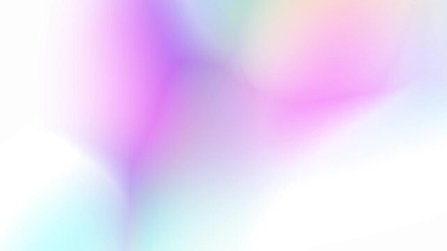 Soft clean white magenta pink and soft purple pastel gradient background loop with subtle glowing liquid light reflections Perfect for aesthetic presentation backgrounds and intros