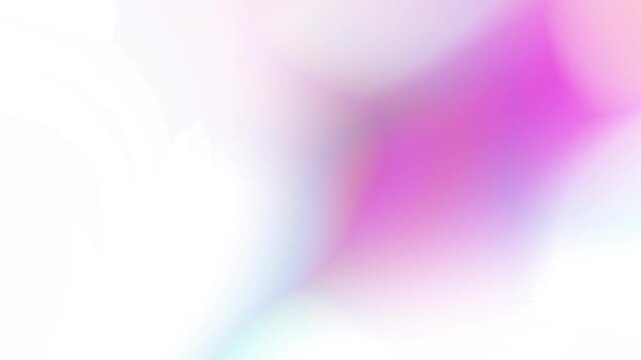 Soft aesthetic pastel magenta pink and white gradient motion loop featuring smooth glowing fluid light blur Perfect for modern presentation backgrounds and intros