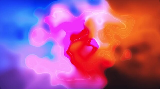 Heat Thermal Temperature Map Liquid Energy Gradient Infrared Thermographic Vibrant Animation Abstract Background
