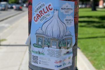 Obraz premium street posters in Toronto (Toronto Garlic Festival 2026)