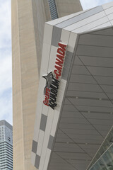 Fototapeta premium sign outside Ripley's Aquarium of Canada, 288 Bremner Blvd, Toronto