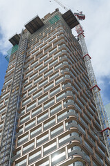 Fototapeta premium 8 Elm on Yonge, at 8 Elm Street, a 69-storey mixed-use condo by Reserve Properties and Capital Developments, designed by Acardis (formerly IBI Group), with Cecconi Simone interiors, Toronto