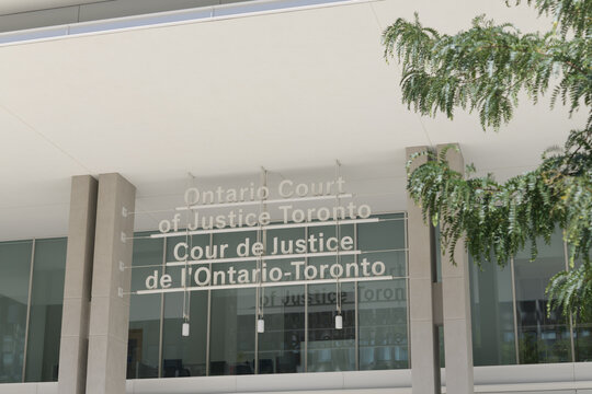exterior of The Ontario Court of Justice at 10 Armoury Street designed by Renzo Piano Building Workshop in collaboration with NORR Architects & Engineers, Toronto