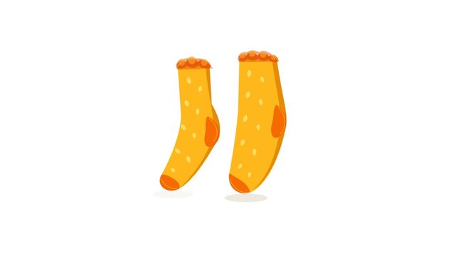 Socks Icon Animation seamless loop