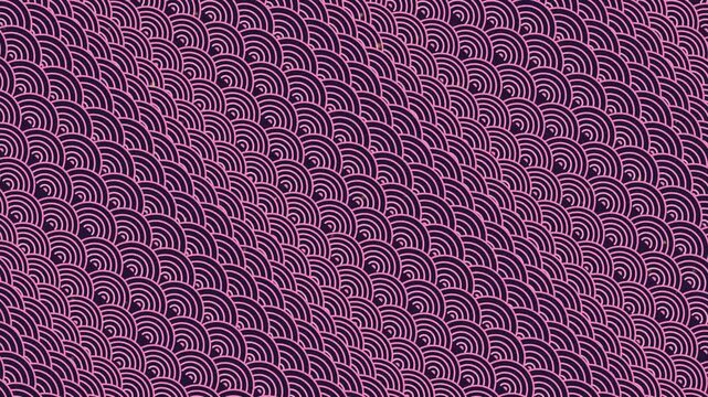 Abstract purple wave pattern seamless loop motion background footage