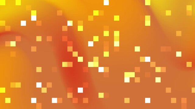 Yellow pixel squares abstract background. Perfect for digital backgrounds and geometric themed projects