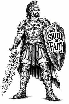 Armor of God, Shield of Faith, and Sword of the Spirit
