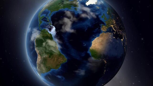 Earth Zoom In to Denver Colorado United States From Space