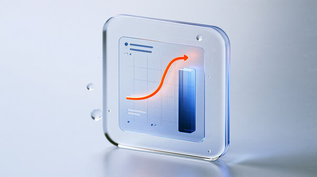 tablet pc with graph