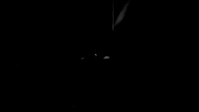 Flashy light particles blur fast motion