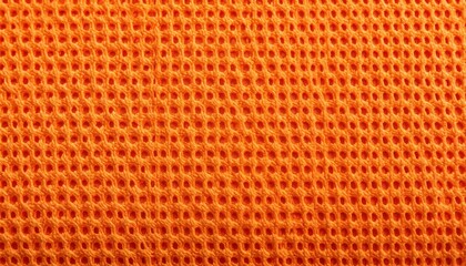 Obraz premium 鮮やかなオレンジ色のポリエステルメッシュ生地のシームレスなフラットテクスチャ