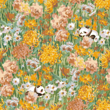 Cute cartoon animal and floral seamless patterns big collection
