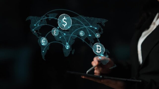 Global currency exchange enables seamless money transfer through currency, exchange, and global systems for decentralized international financial connection Marrow