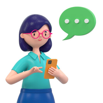 woman in business attire holding a phone