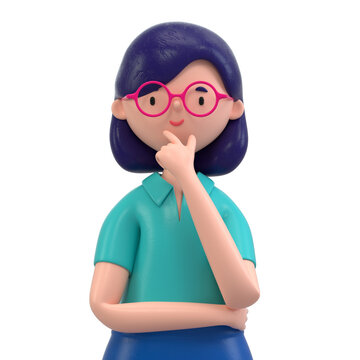 Woman  in deep thought