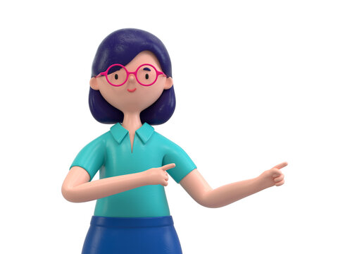 Woman with open arms