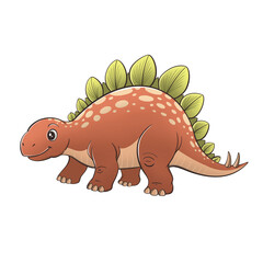 Stegosaurus cartoon vector © Jihad