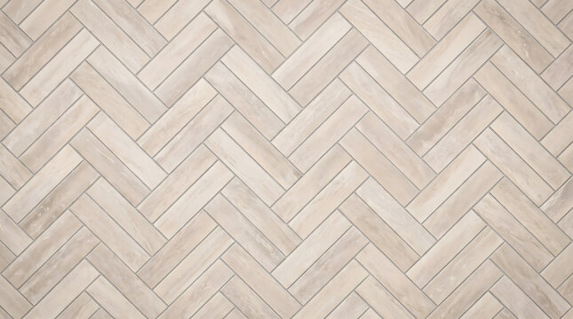 Modern beige ceramic tiles herringbone pattern background seamless wall and floor texture for architecture and interior design mockup surface presentation