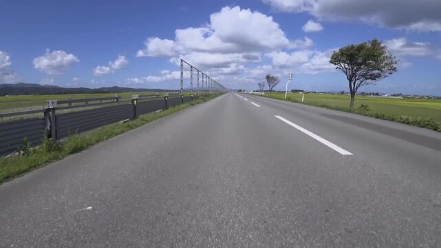 津軽半島280号線をドライブする
