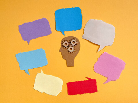 Communication and Cognitive Thinking Concept